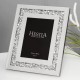 Hestia Καθρέπτης 13x18cm με Κρυστάλλινη Κορνίζα