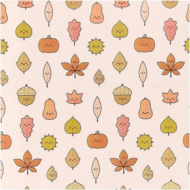 Rico Design Χαρτί Περιτυλίγματος 70x200cm Funny Fall FSC