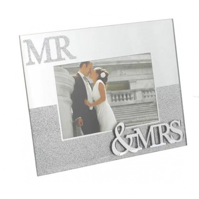 Κορνίζα Καθρέπτης 10x15cm Mr & Mrs