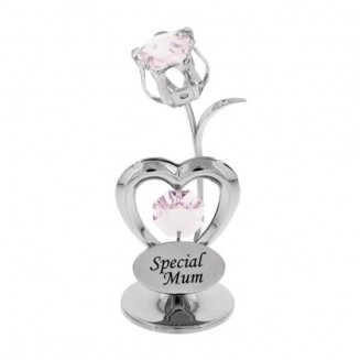 Crystocraft Celebration Heart & Tulip 