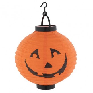 Moxy Κρεμαστό Φαναράκι Ριζόχαρτο Halloween Φ20cm με Led