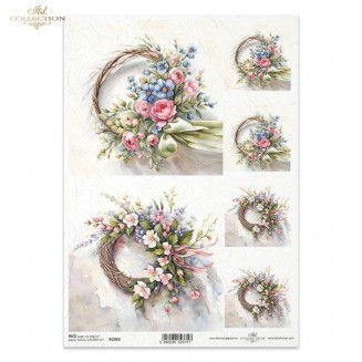 Itd. Collection Ριζόχαρτο Decoupage A4 (21x29,7cm) Spring Bouquets