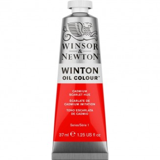 Winsor & Newton 37ml Winton Oil Cadmium Scarlet Hue