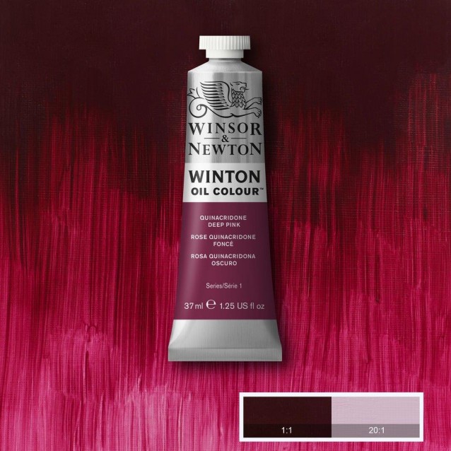 Winsor & Newton 37ml Winton Oil Quinacridone Deep Pink
