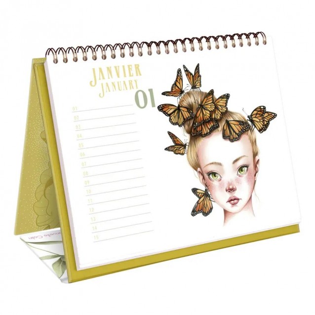 Avenue Mandarine Προσχεδιασμένο Μπλοκ Ζωγραφικής Ημερολόγιo 30x20cm 24φύλλων Φύση