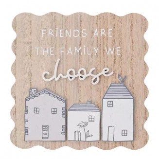 Moments Διακοσμητική Πλακέτα Σπιτάκι Friends