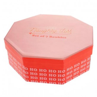 7 Χριστουγεννιάτικες Μπάλες Naughty List