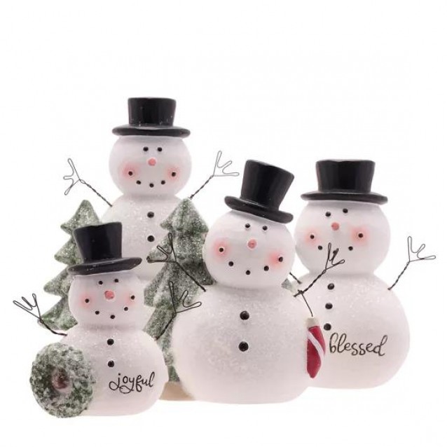 Χριστουγεννιάτικος Διακοσμητικός Χιονάνθρωπος Blessed