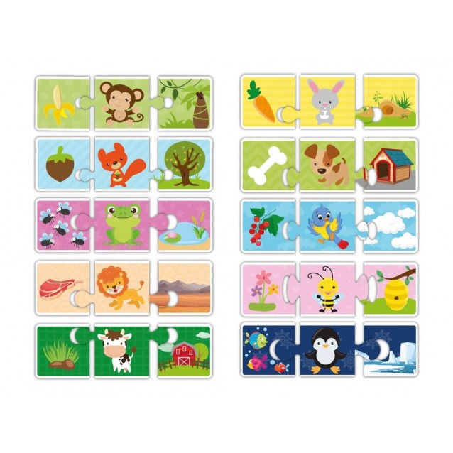 Moxy Παιδικό παιχνίδι Βρείτε το Zευγάρι Ζώα 30 κομμάτια