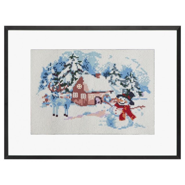 Craft ID Πίνακας Diamond Painting 30x40cm Χριστουγγενιάτικο Τοπίο