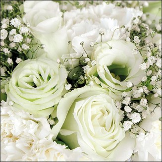 Ambiente 20 Χαρτοπετσέτες 33x33cm 3φύλλες Roses bouquet FSC