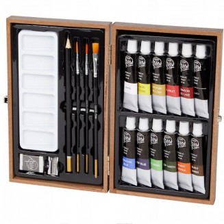 Nassau Κασετίνα Ακρυλικών σε Ξύλινο Κουτί