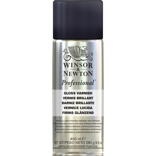 Winsor & Newton 400ml Professional Gloss Varnish Spray