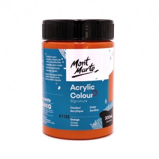 Mont Marte 300ml Studio Acrylic Orange