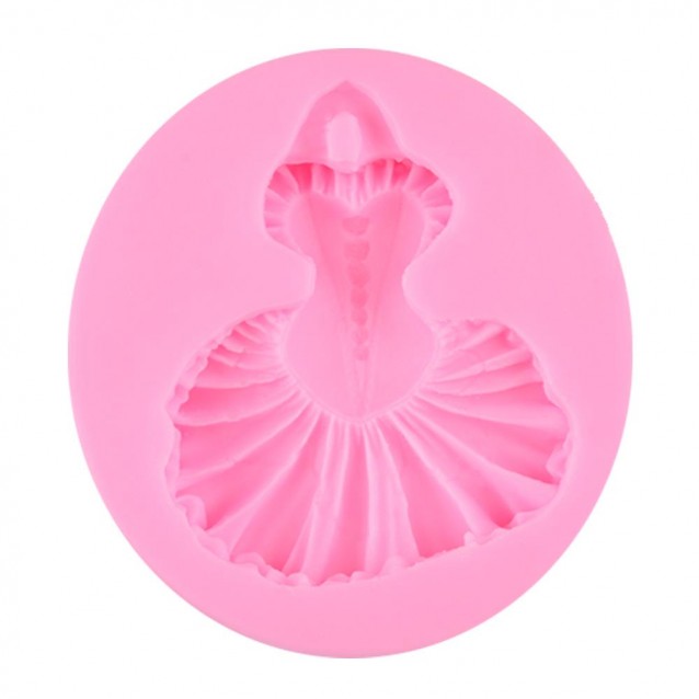 Craftistico Καλούπι Σιλικόνης 11,9x10,8x2,4cm Φόρεμα