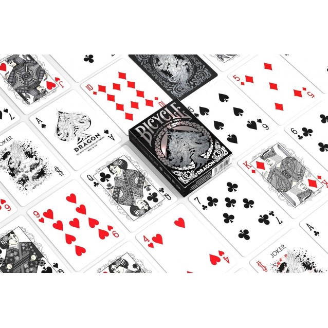 Τράπουλα Bicycle Black Dragon