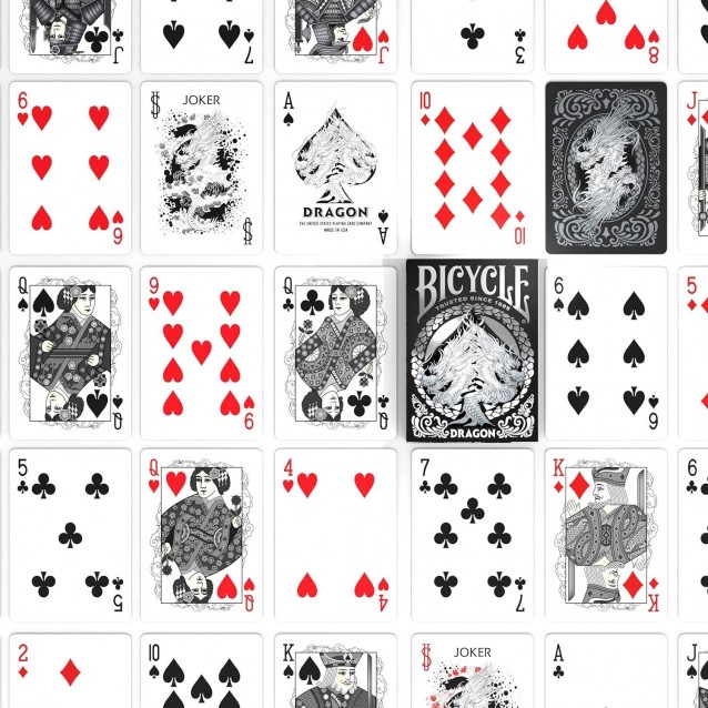 Τράπουλα Bicycle Black Dragon