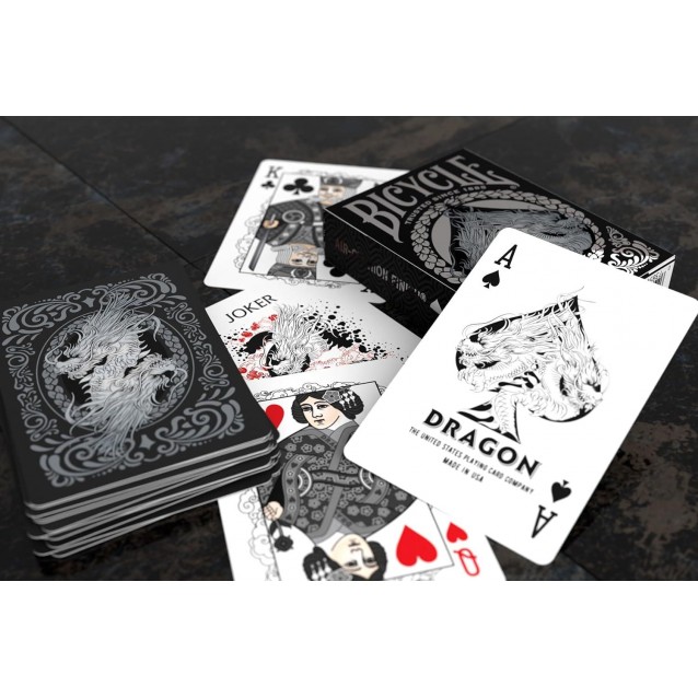 Τράπουλα Bicycle Black Dragon