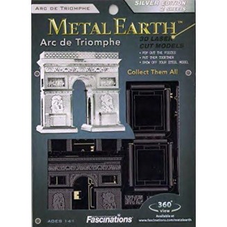3D Metal Model Arc de Triomphe