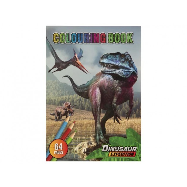 Moxy Βιβλίο Ζωγραφικής 64 Σχέδια Α4 (21x29,7cm) Δεινόσαυροι