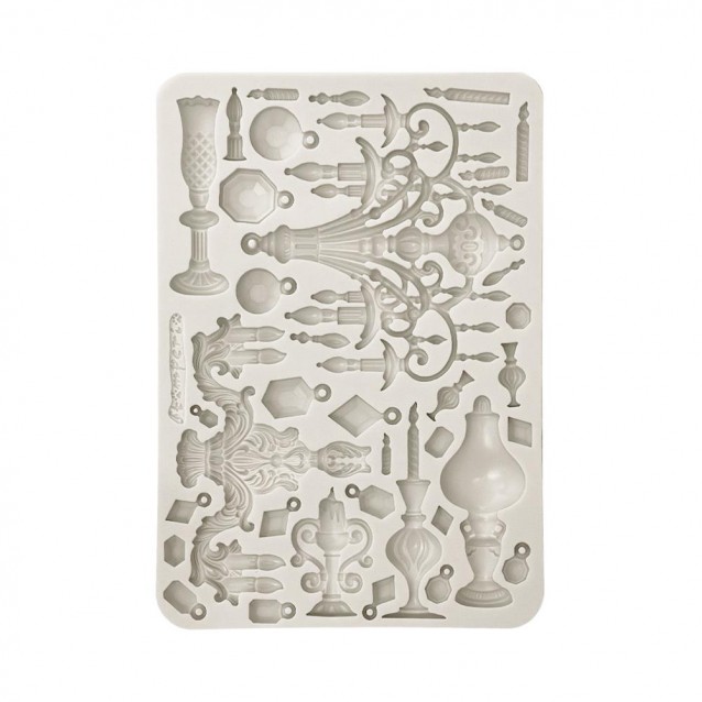 Stamperia Εύκαμπτα Καλούπια Σιλικόνης A5 Candle Holders