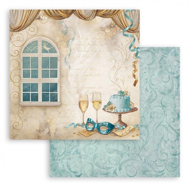 Stamperia Χαρτί Scrapbooking 30,5X30,5cm Διπλής Όψης Window