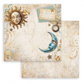 Stamperia Χαρτί Scrapbooking 30,5X30,5cm Διπλής Όψης Sun & Moon