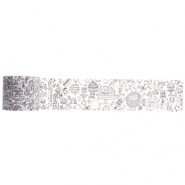 Rico Design 10m x 4cm Αυτοκόλλητη Ταινία Monster