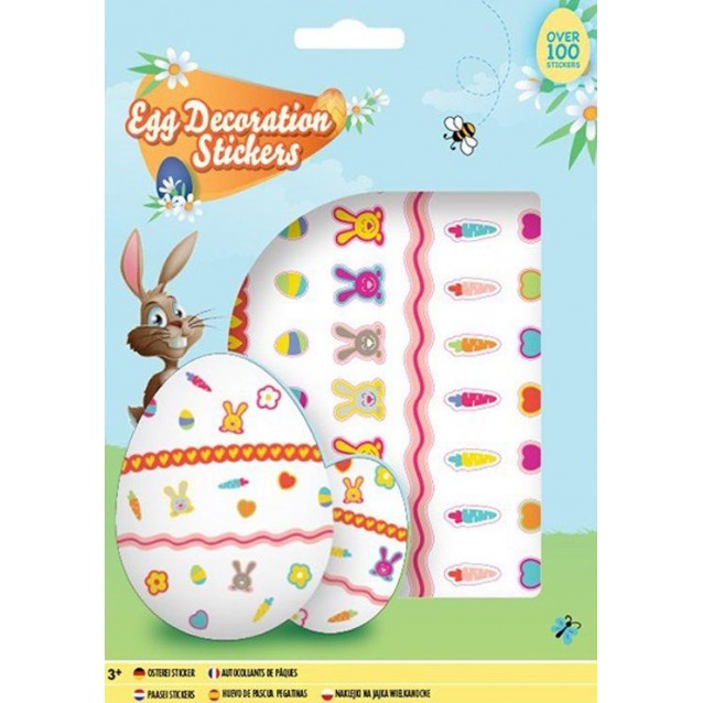 Moxy 100+ Πασχαλινά Αυτοκόλλητα Διακόσμησης Αυγών ΙΙ