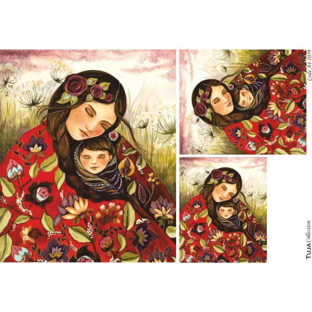 Tuja Collection Ριζόχαρτο Decoupage A4 (21x29,7cm) 1059