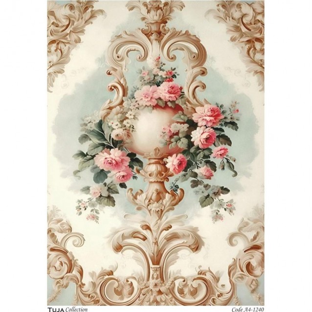 Tuja Collection Ριζόχαρτο Decoupage A4 (21x29,7cm) 1240