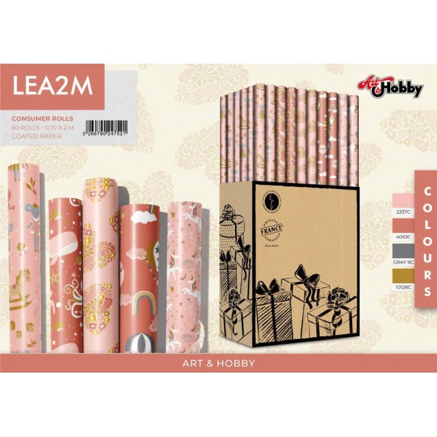 Χαρτί Περιτυλίγματος 70x200cm Lea Girls