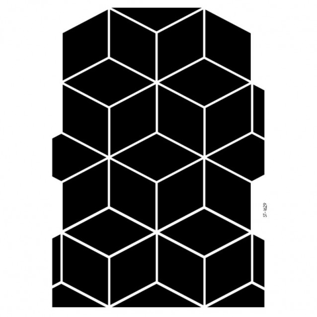 Craftistico Stencil 50x70cm 1629 Μοτίβο Τοίχου