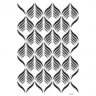 Craftistico Stencil 50x70cm 1639 Μοτίβο Τοίχου