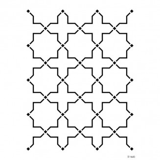 Craftistico Stencil 50x70cm 1640 Μοτίβο Τοίχου