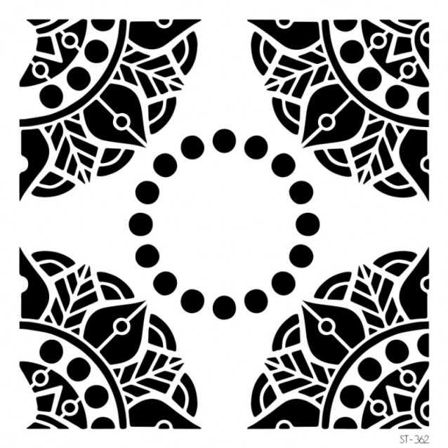 Craftistico Stencil 50x50cm 362 Μοτίβο