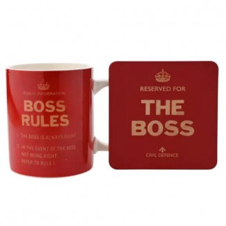 Civil Defence Κούπα και Σουβερ The Boss