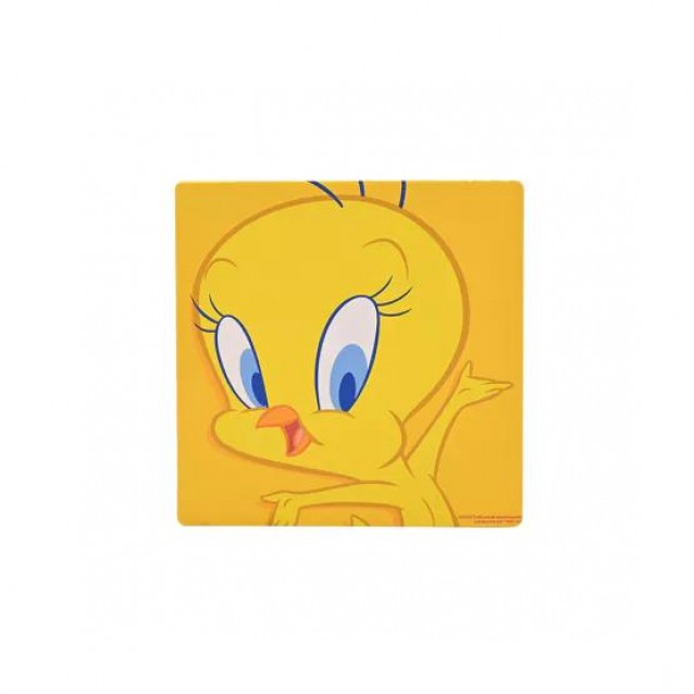 Warner Bros Looney Tunes Κεραμικό Σουβέρ Tweety Pie με Φελλό