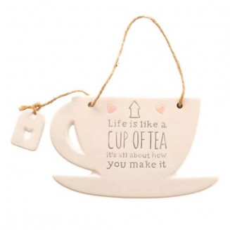 Love Life Πλακέτα Φλυτζάνι Tea
