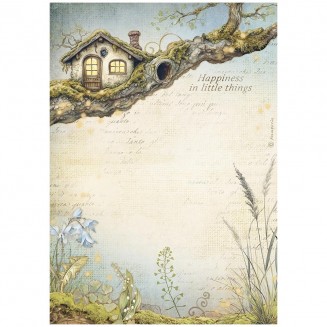Stamperia Ριζόχαρτο Decoupage A4 (21X29,7cm) Hidden Grove Treehouse