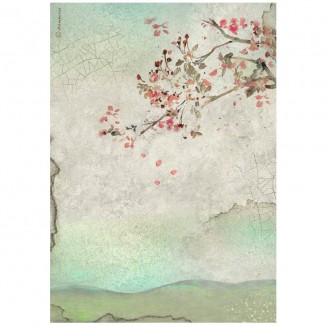 Stamperia Ριζόχαρτο Decoupage A4 (21X29,7cm) House of Roses Branch