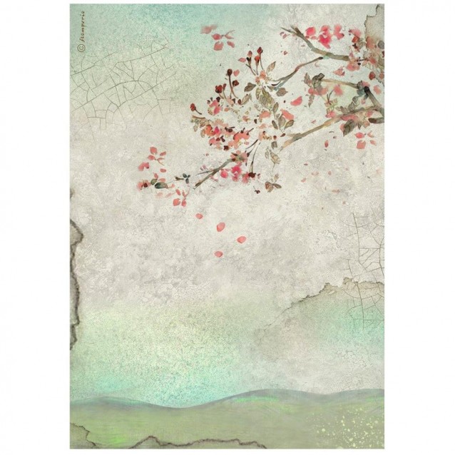 Stamperia Ριζόχαρτο Decoupage A4 (21X29,7cm) House of Roses Branch