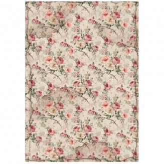 Stamperia Ριζόχαρτο Decoupage A4 (21X29,7cm) House of Roses Fabric