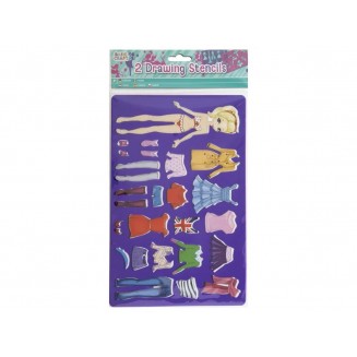 Basic Craft 2 Stencils A4 Ρούχα & Νεράιδες