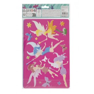 Basic Craft 2 Stencils A4 Ρούχα & Νεράιδες