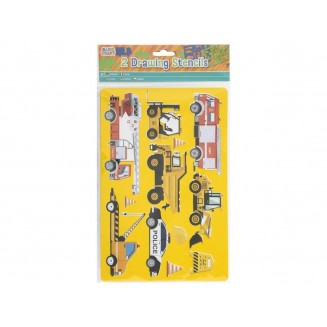 Moxy Basic Craft 2 Stencil A4 Οχήματα & Διάστημα