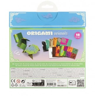 Moxy 12 Φύλλα Origami 21x20cm με 18 Σχέδια Ζωάκια