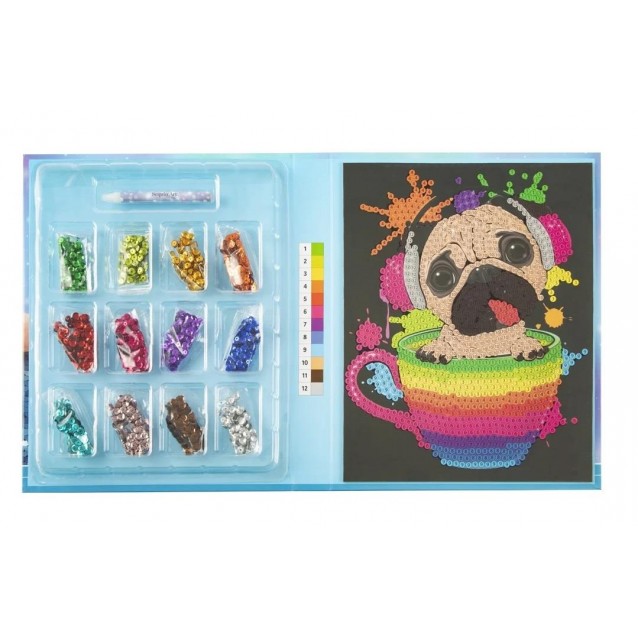 Moxy Ζωγραφική με Πούλιες 20x25cm Σκυλάκι