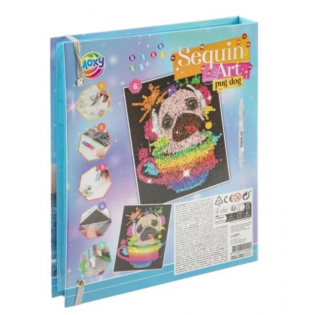 Moxy Ζωγραφική με Πούλιες 20x25cm Σκυλάκι