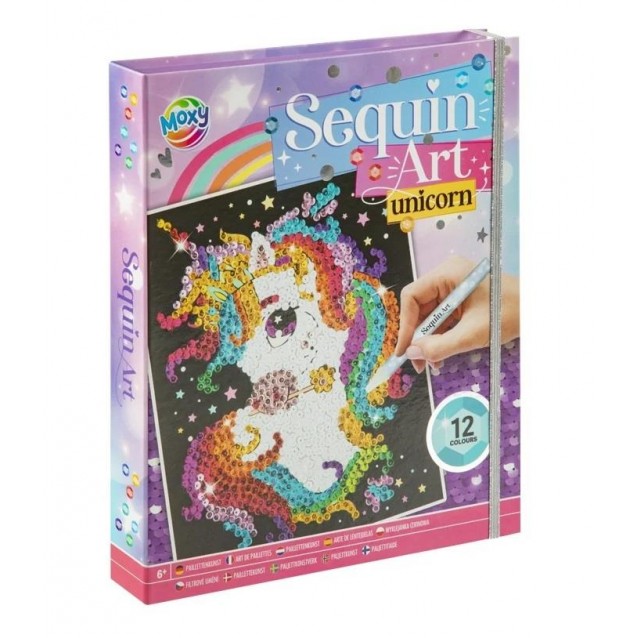 Moxy Ζωγραφική με Πούλιες 20x25cm Μονόκερος